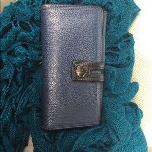Blue Michael Kors Wallet